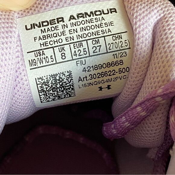 NWB Under Armour Curry 3Z7 Basketball Shoes Size Men 9/Women 10.5 Purple Violet main image 11